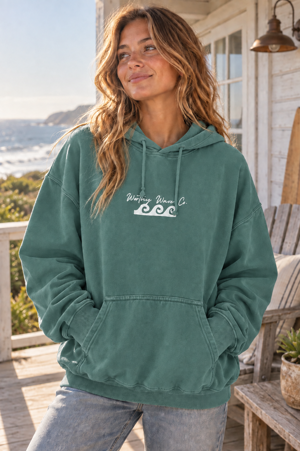 Armor of God, White Logo Hoodie