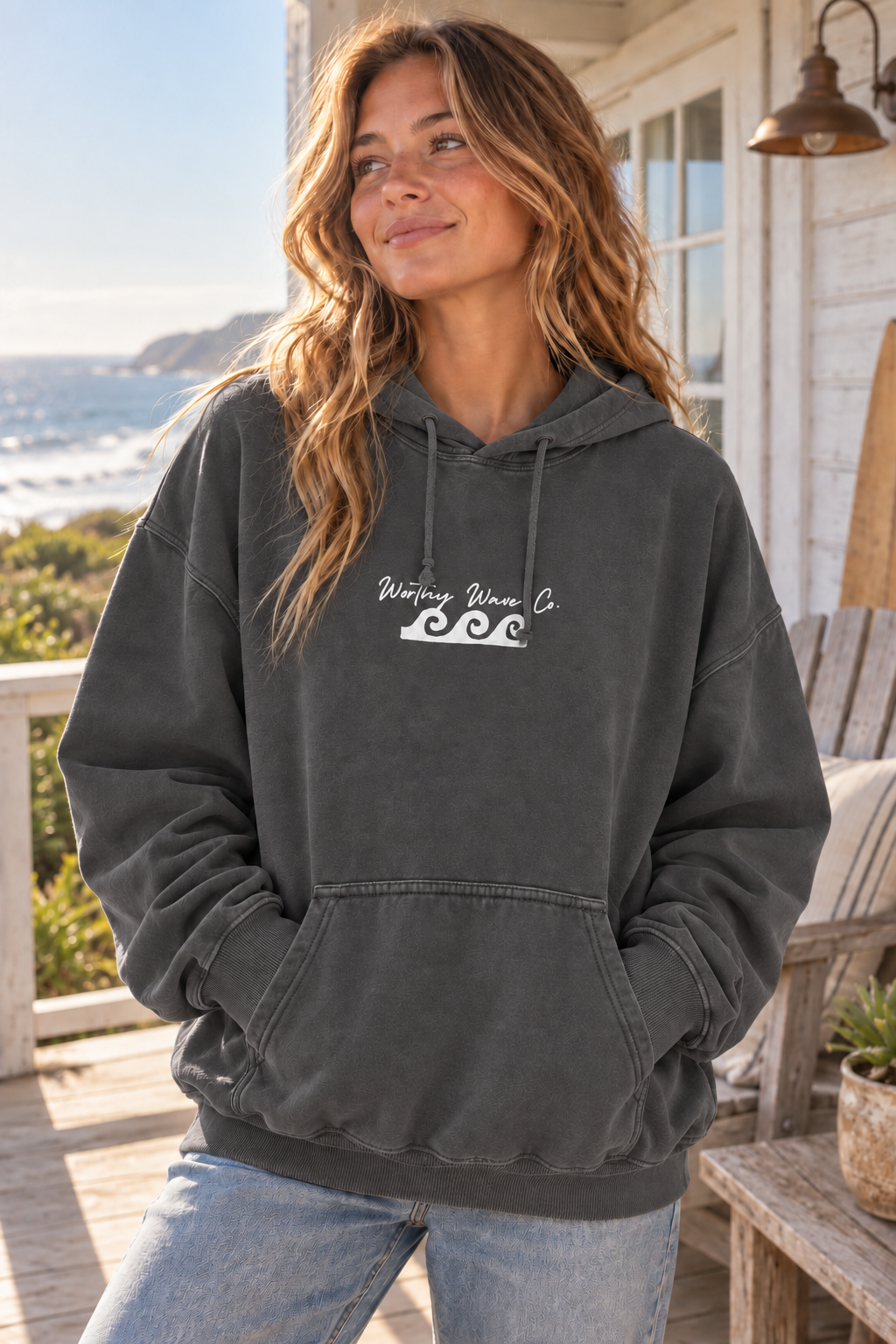 Armor of God, White Logo Hoodie