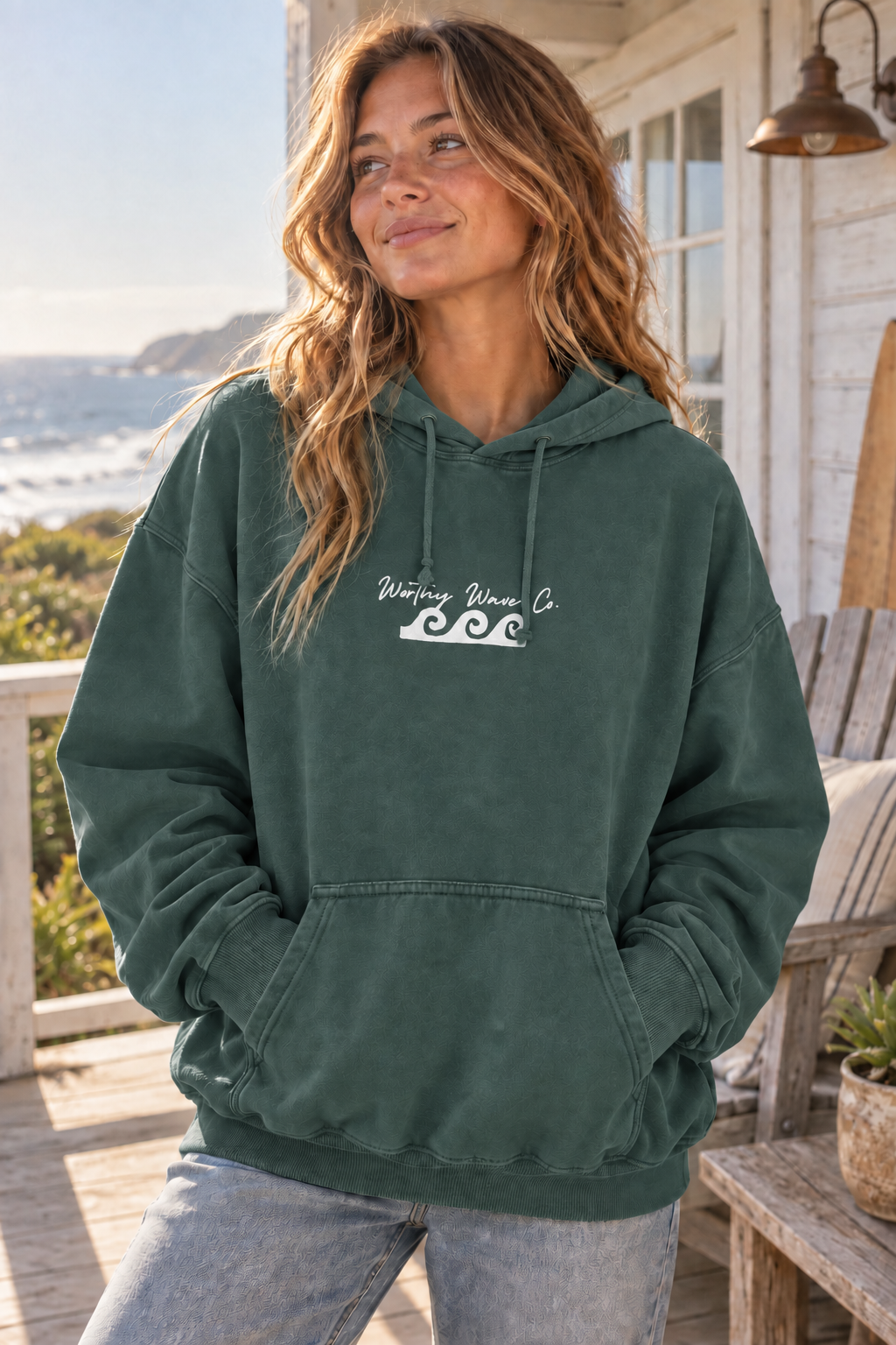 Armor of God, White Logo Hoodie