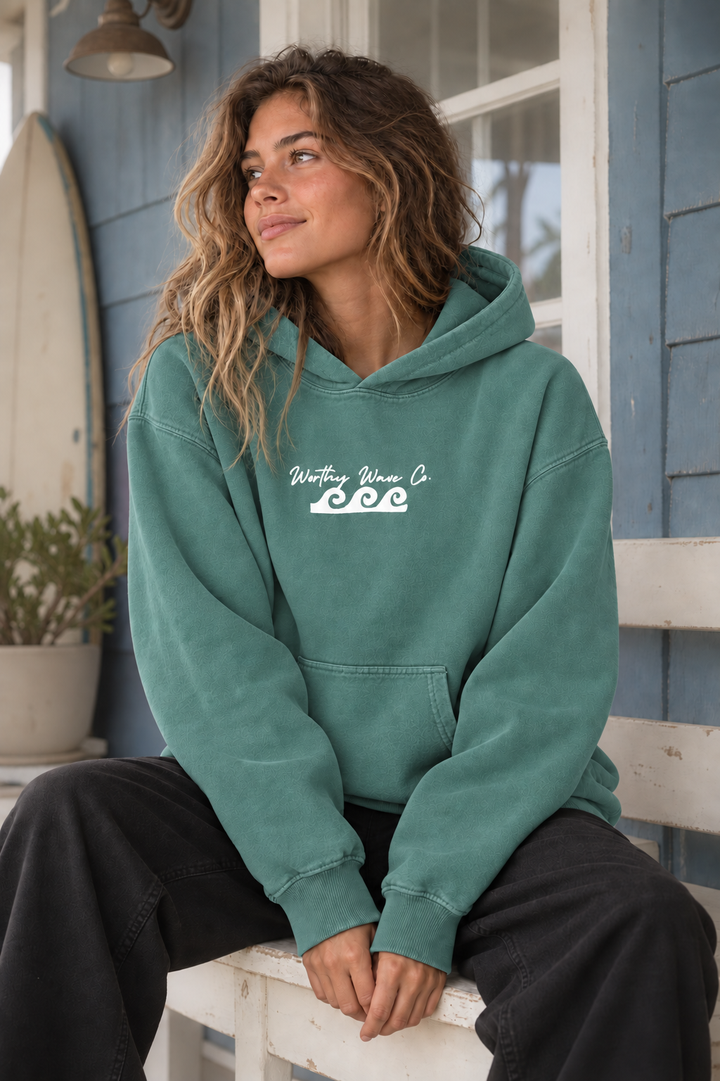 Armor of God, White Logo Hoodie