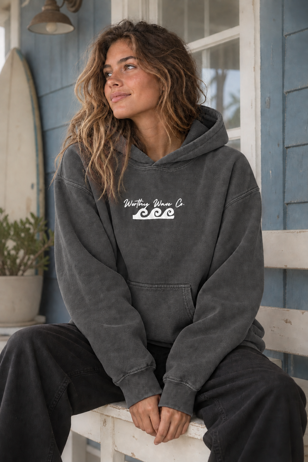 Armor of God, White Logo Hoodie