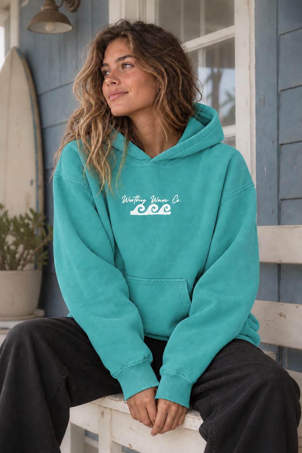 Armor of God, White Logo Hoodie