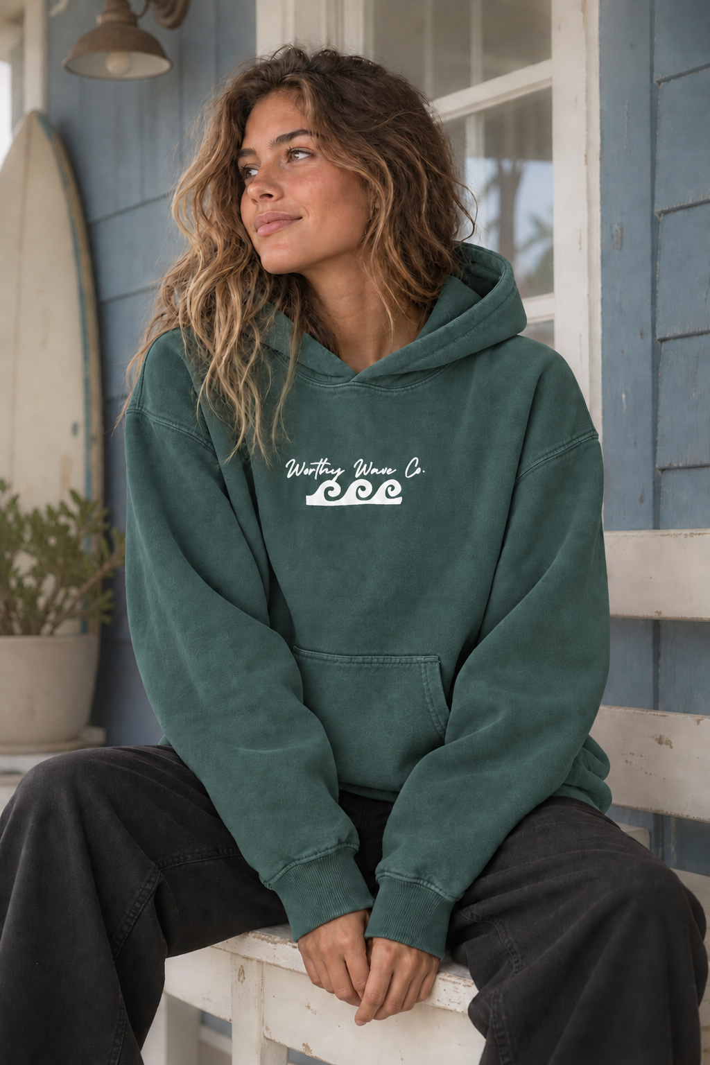 Armor of God, White Logo Hoodie