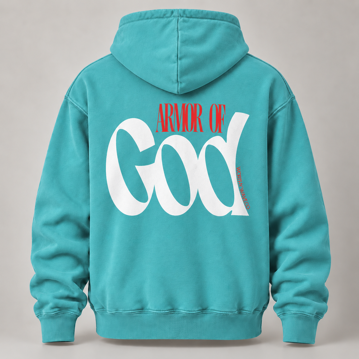 Armor of God, White Logo Hoodie