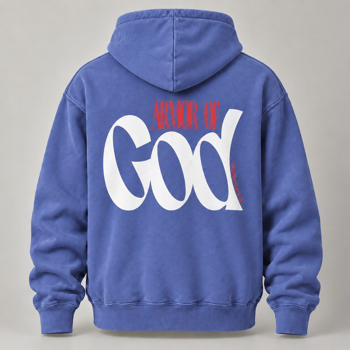 Armor of God, White Logo Hoodie