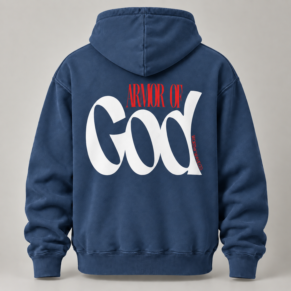 Armor of God, White Logo Hoodie
