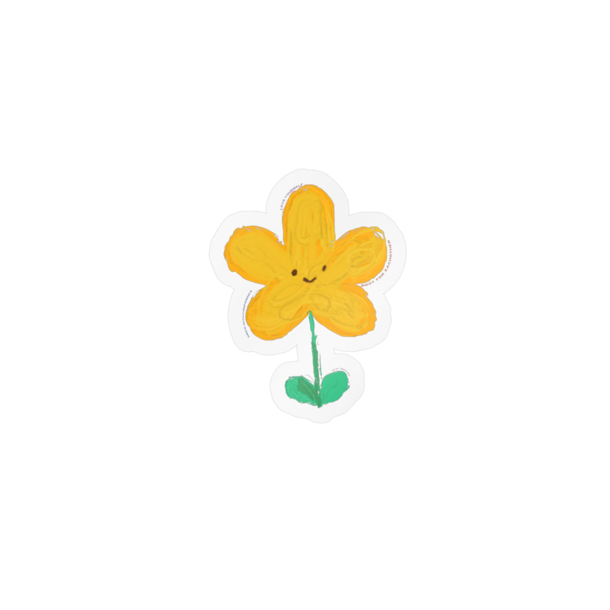 Stay Rooted Flower Vinyl Decal