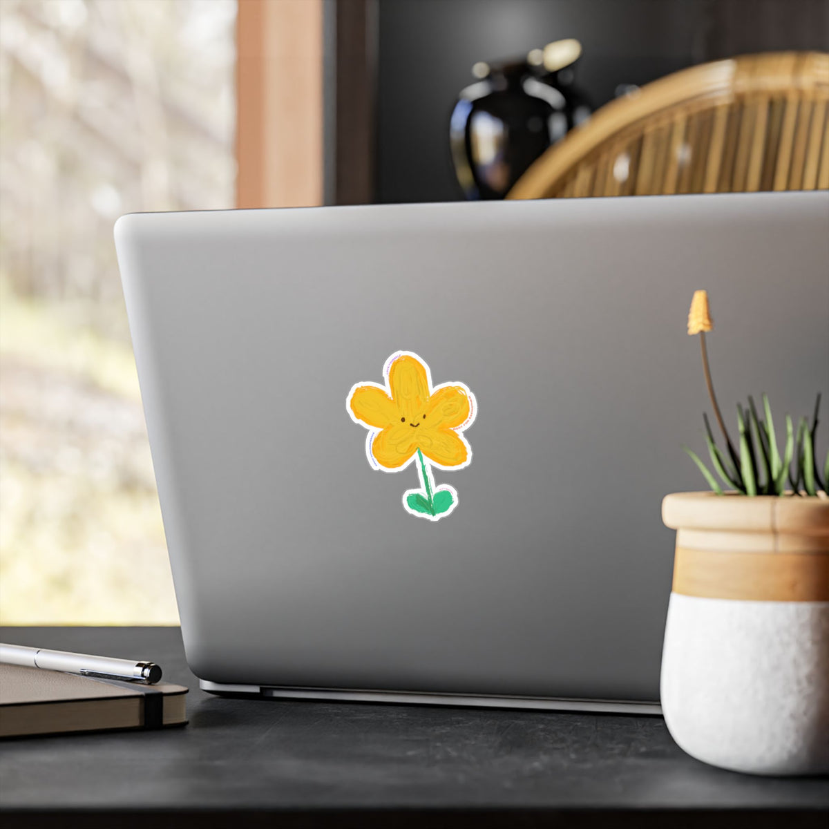 Stay Rooted Flower Vinyl Decal