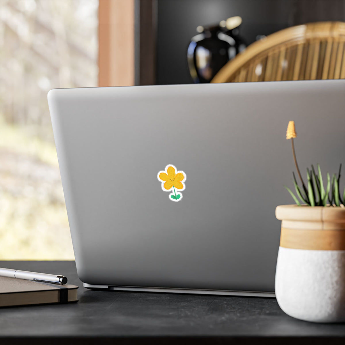 Stay Rooted Flower Vinyl Decal