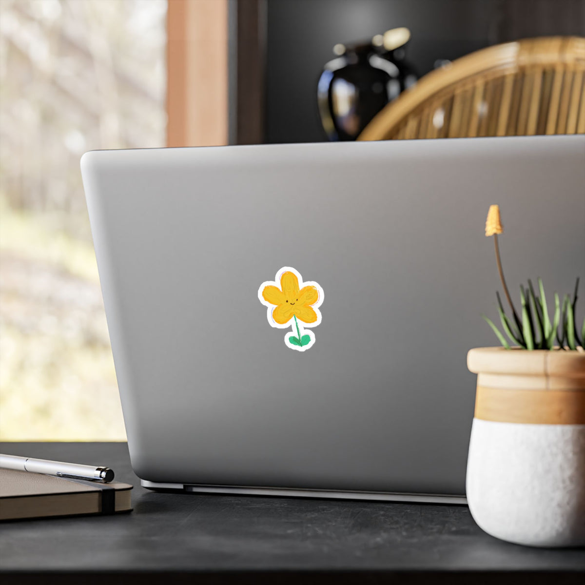Stay Rooted Flower Vinyl Decal