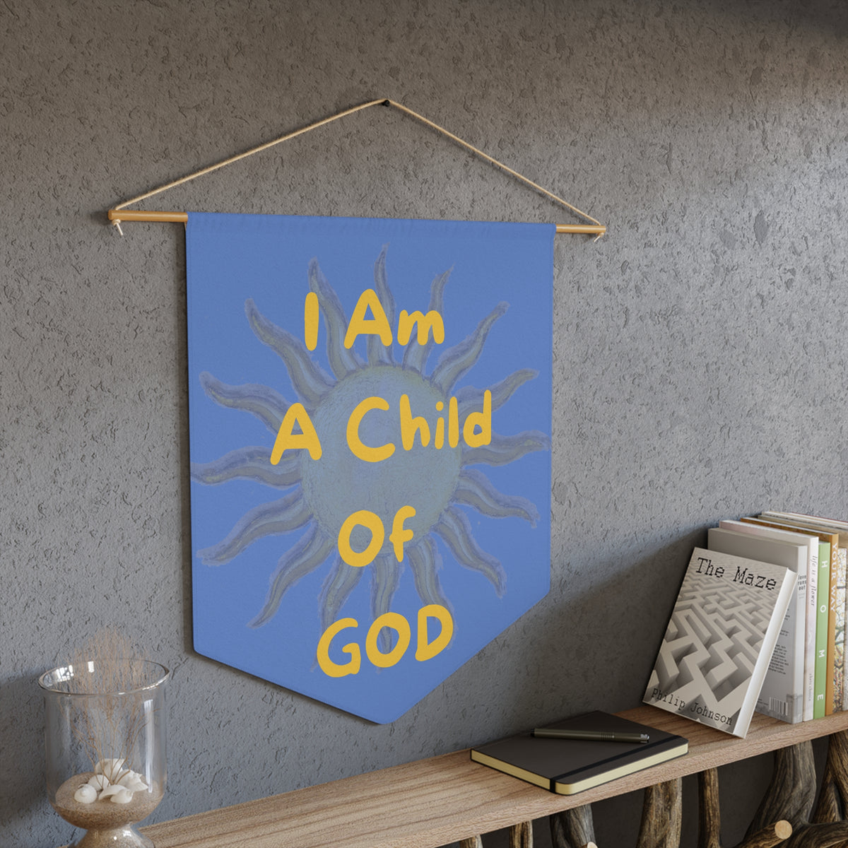 "I Am A Child Of GOD" Sun Wall Banner
