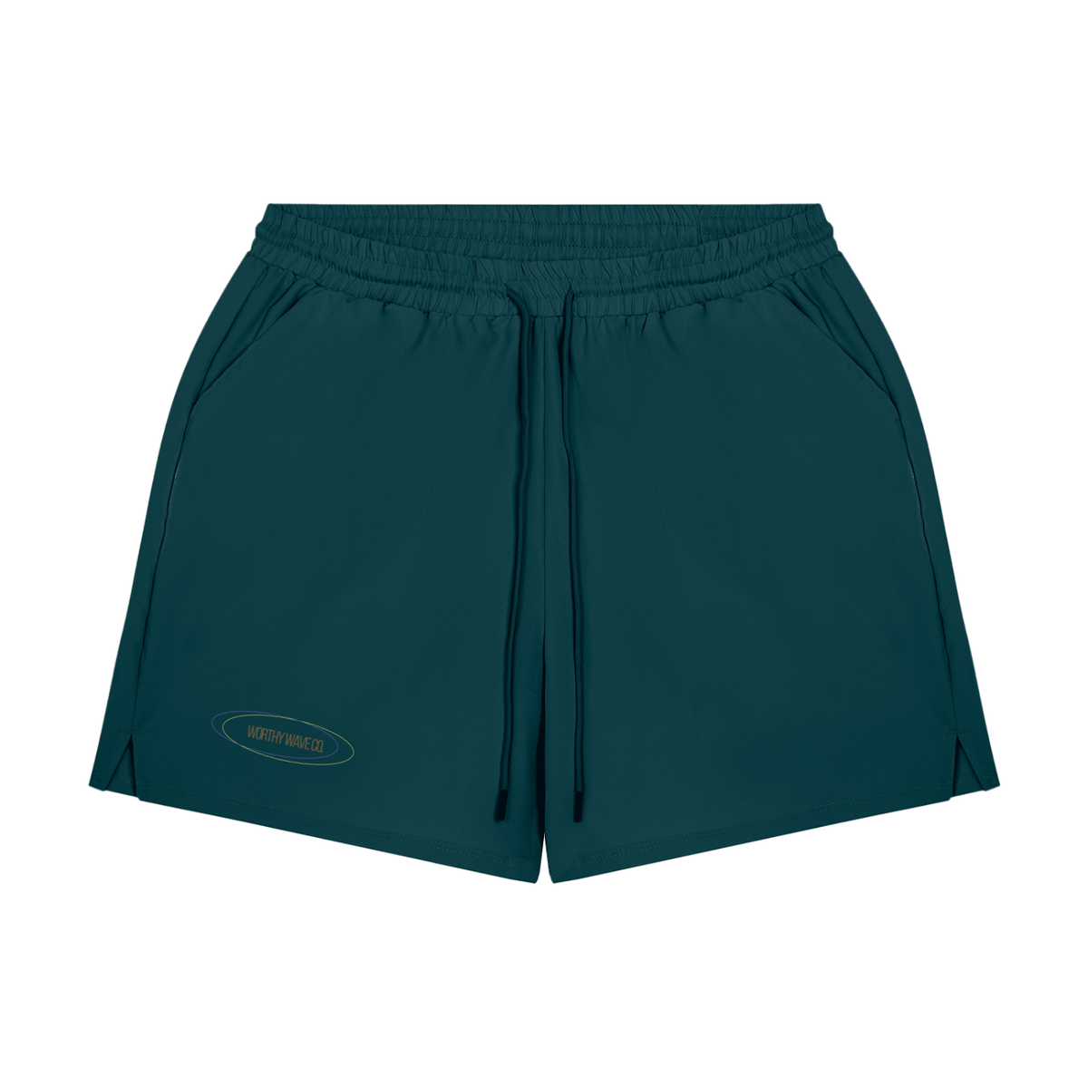 Worthy Wave Co. Men's Pocketed Compression-Lined Performance Shorts