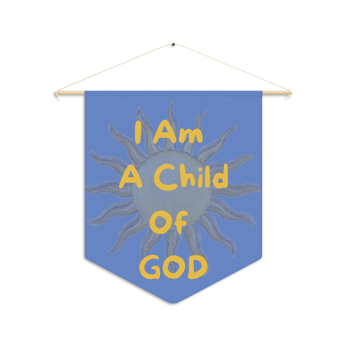 "I Am A Child Of GOD" Sun Wall Banner