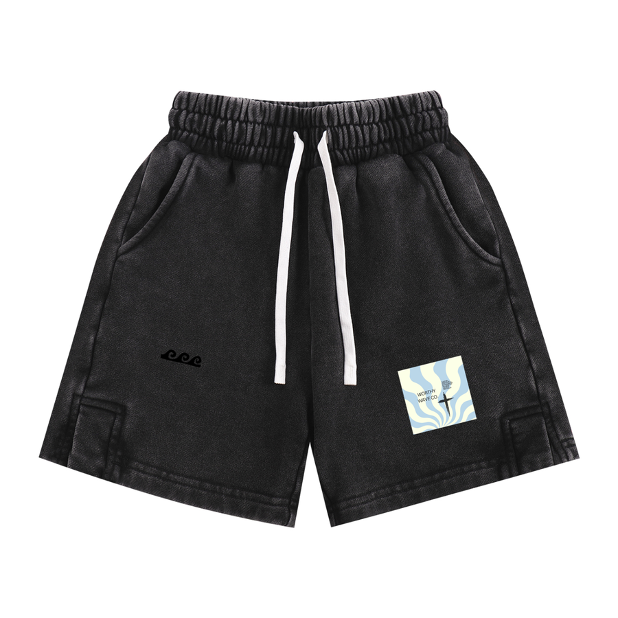 Worthy Wave Co. Snow Washed Kids' Shorts
