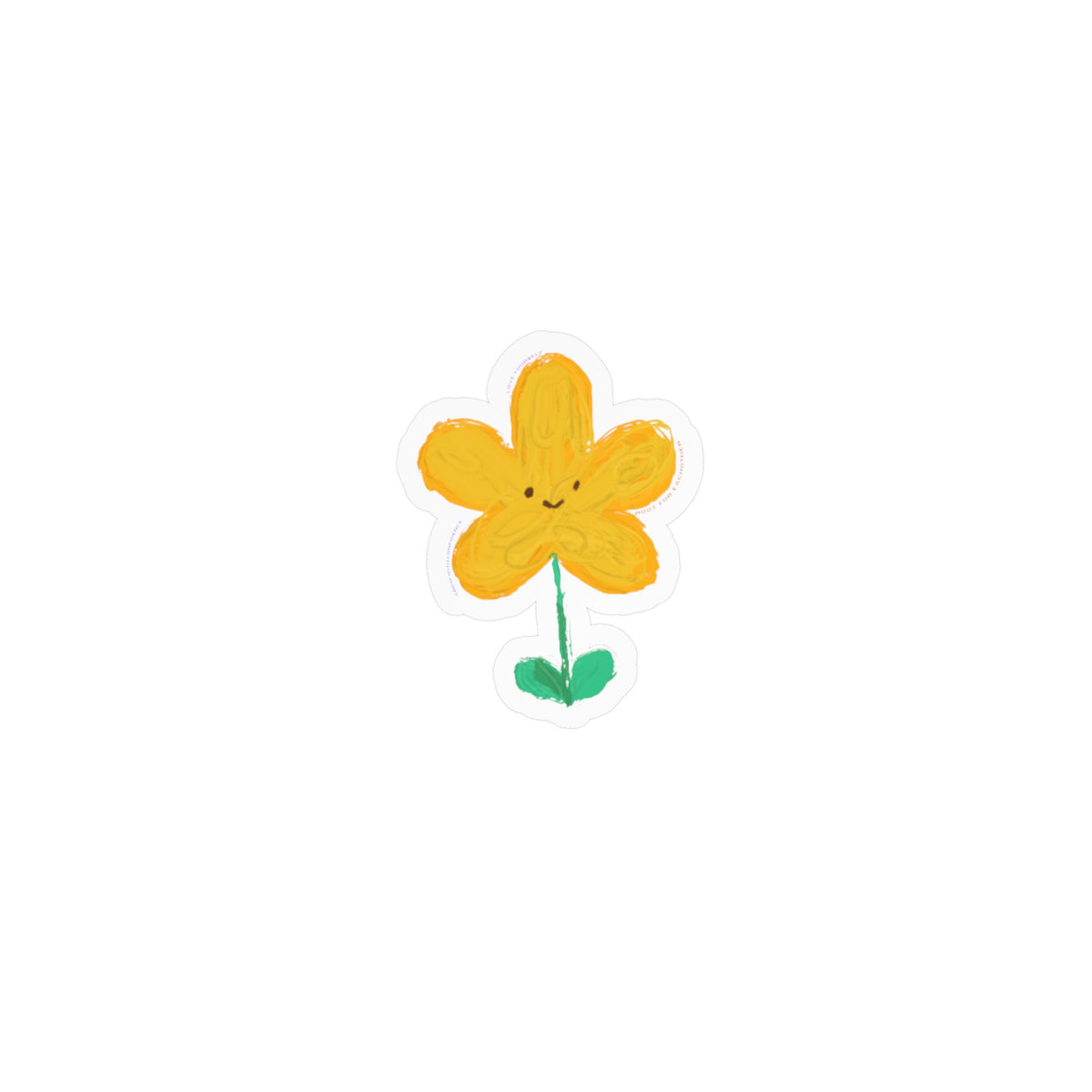 Stay Rooted Flower Vinyl Decal