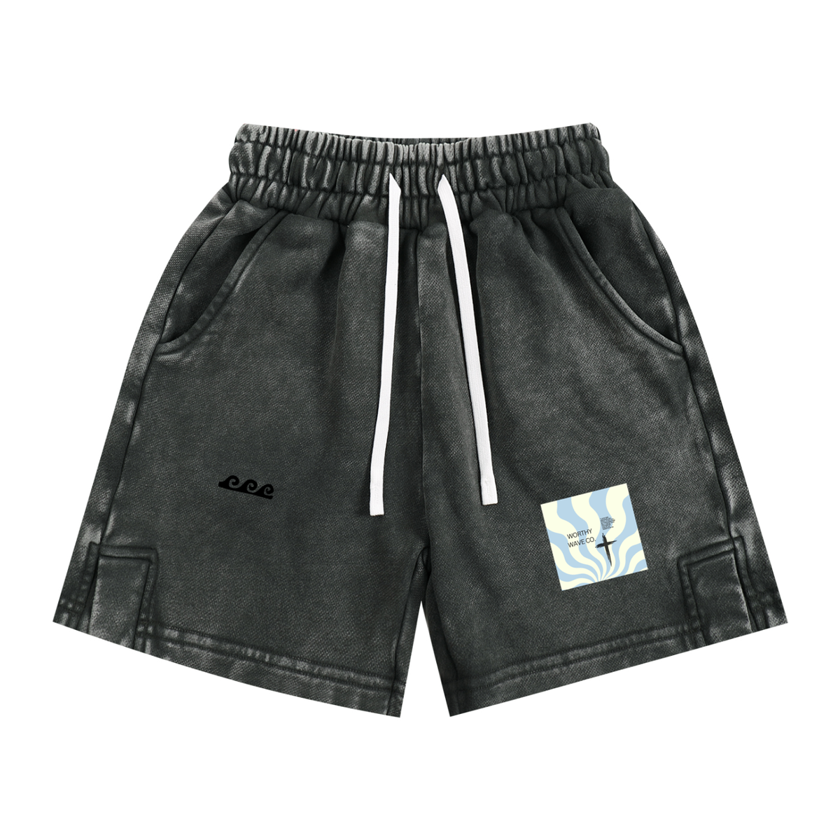 Worthy Wave Co. Snow Washed Kids' Shorts