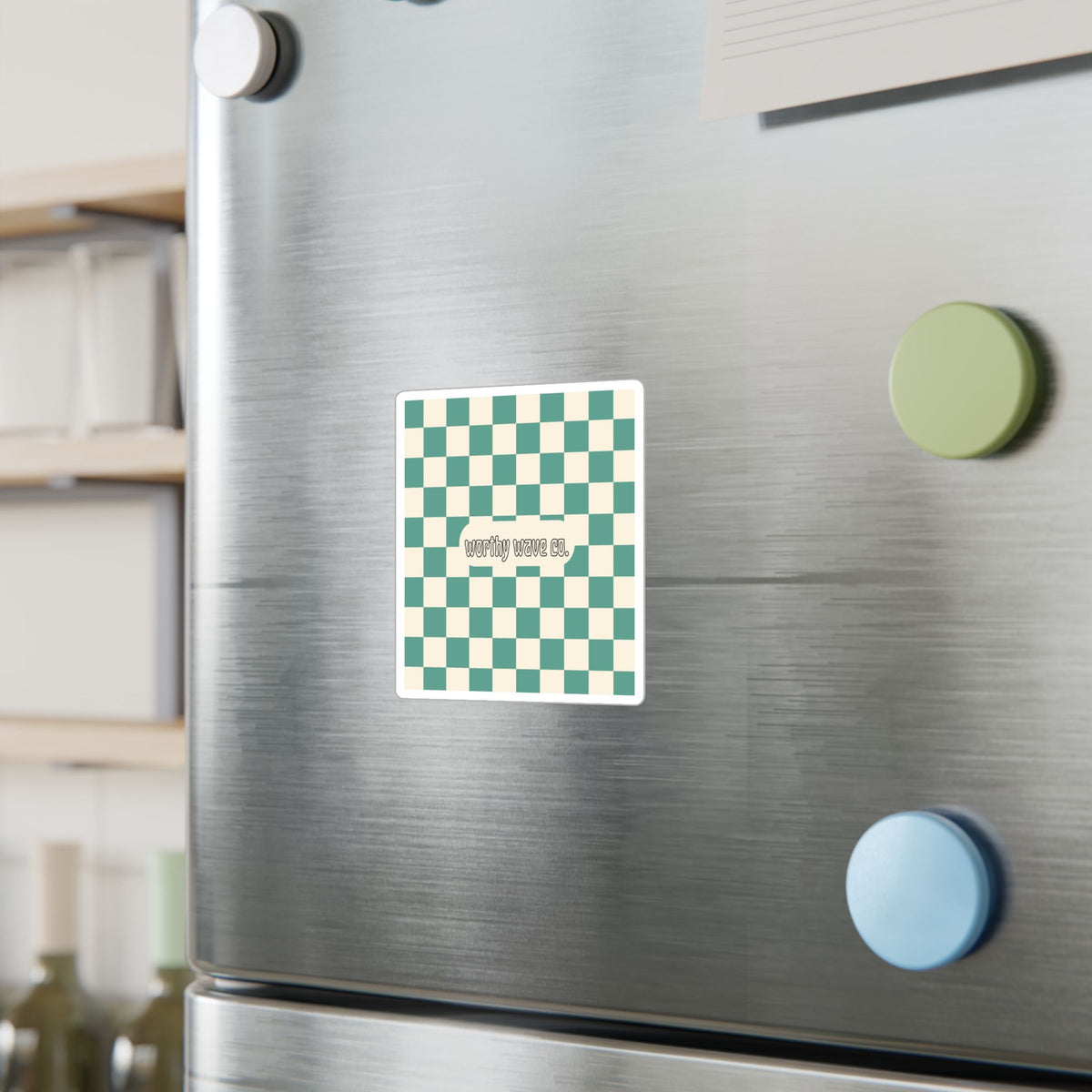 Worthy Wave Co. Checkerboard Vinyl Decal