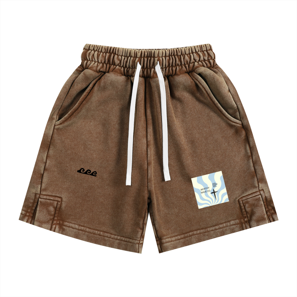 Worthy Wave Co. Snow Washed Kids' Shorts