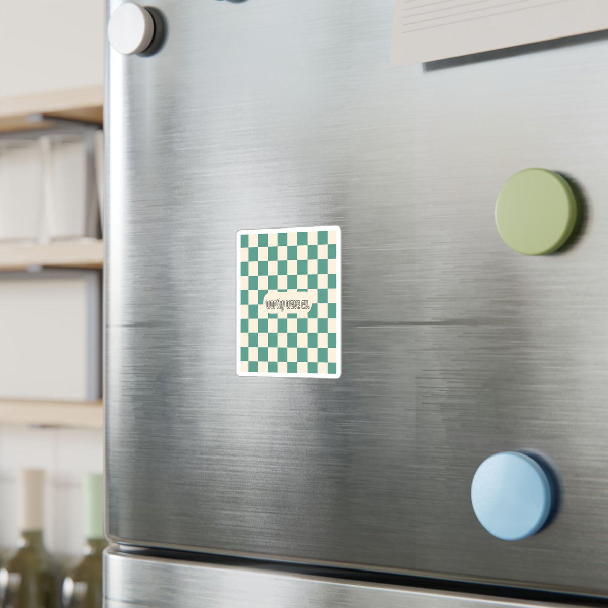 Worthy Wave Co. Checkerboard Vinyl Decal