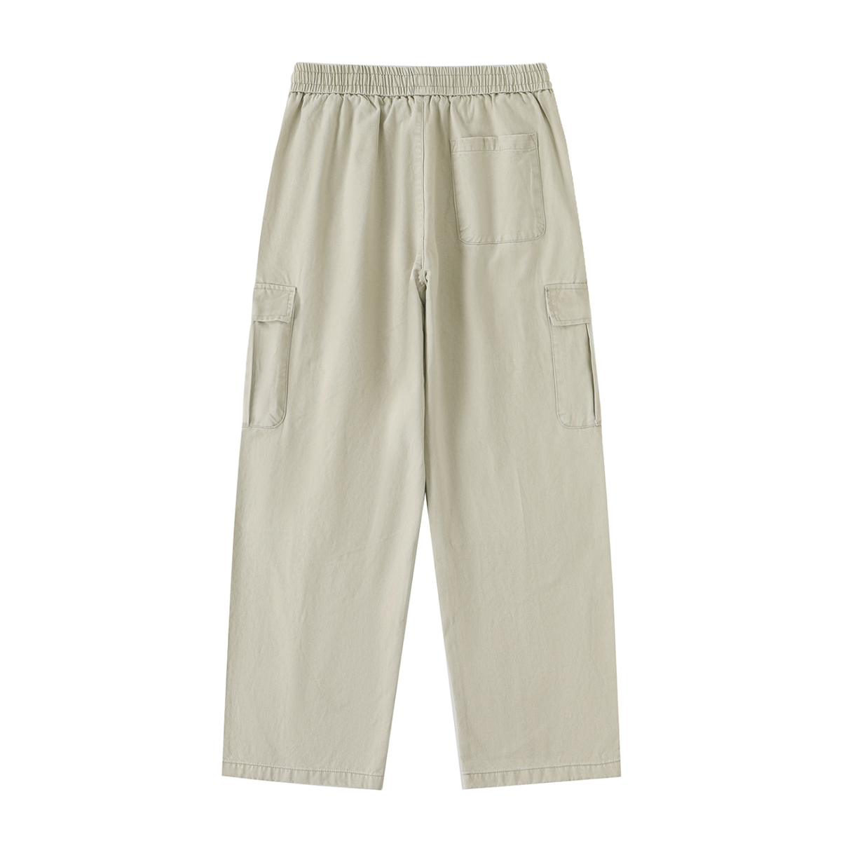 Worthy Wave Co. Drawstring Waist Straight-Leg Cargo Pants