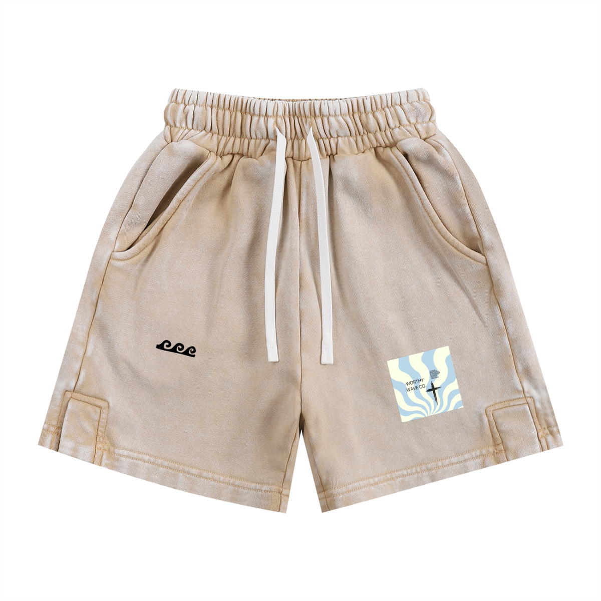 Worthy Wave Co. Snow Washed Kids' Shorts